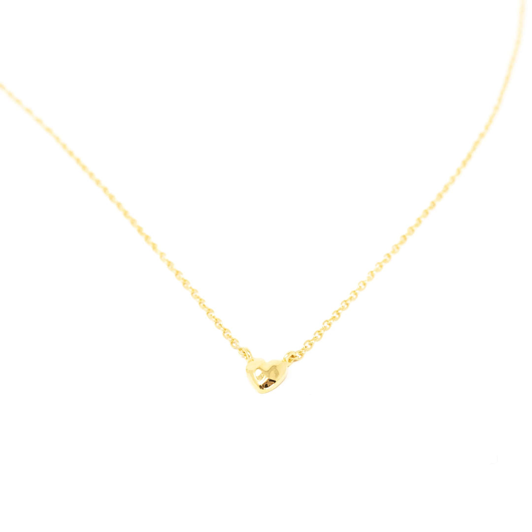 Hammered Heart Necklace (Mini)