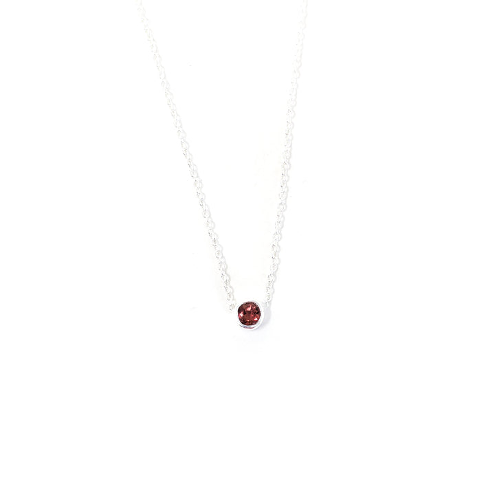 Birthstone Necklace October Tourmaline