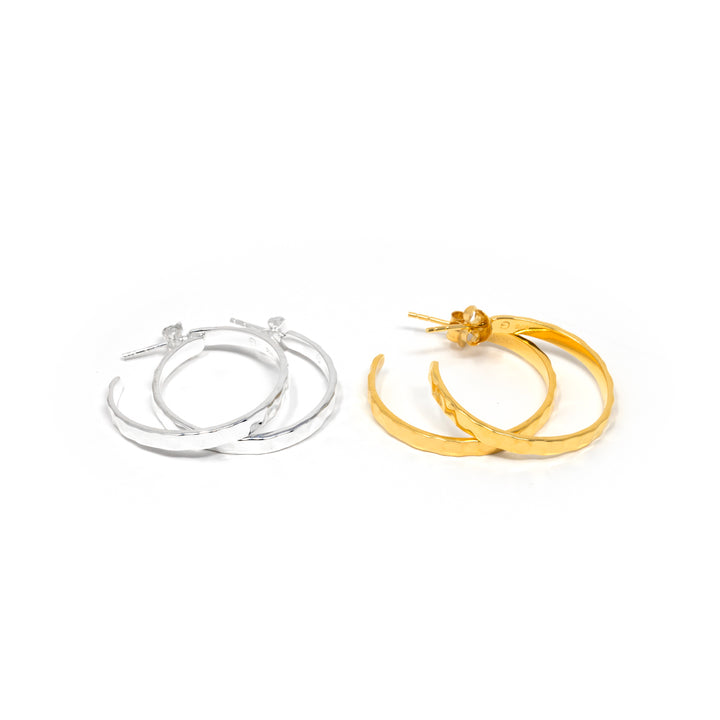 Hammered Hoop 30mm