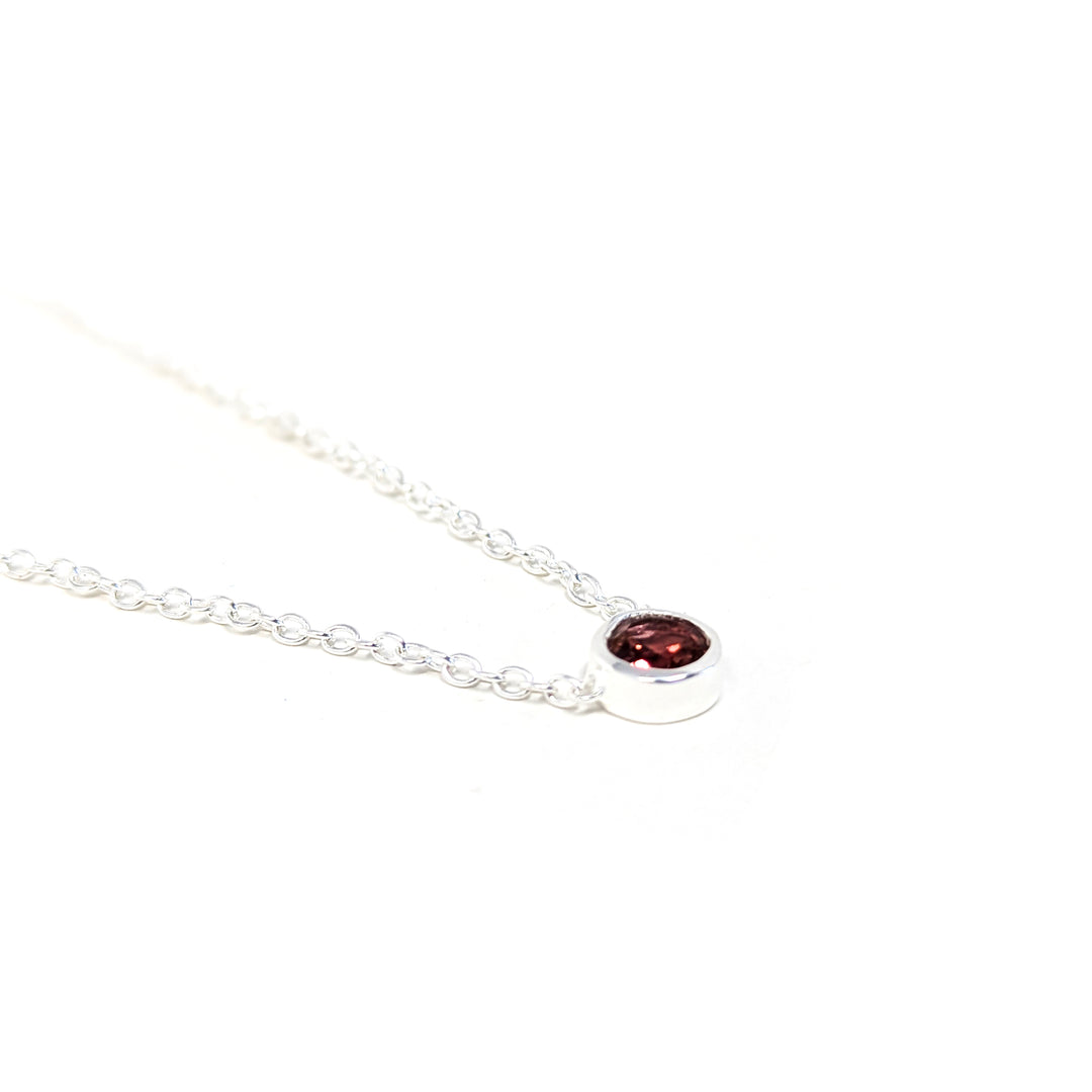 Birthstone Necklace October Tourmaline