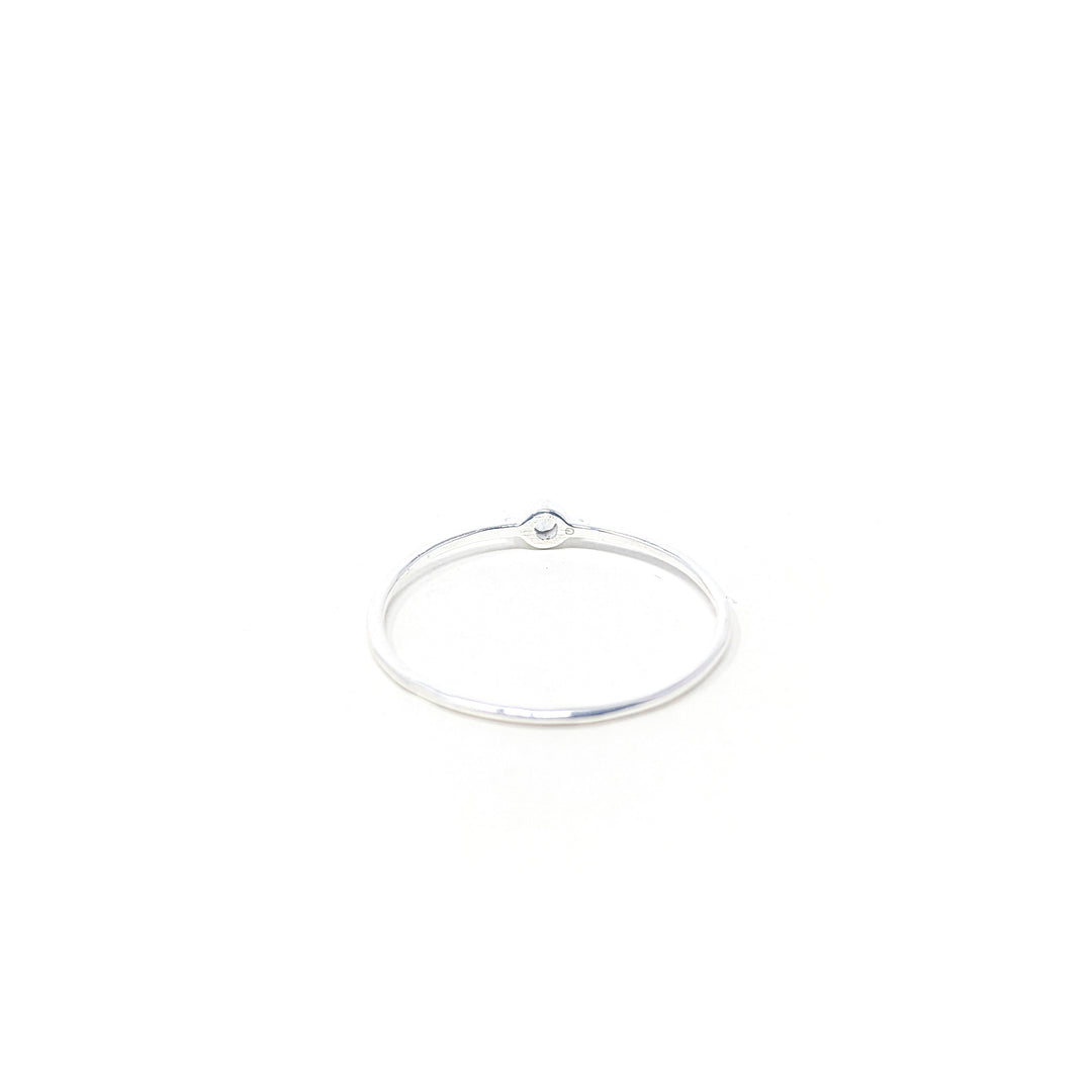 Elemental Dot Aquamarine