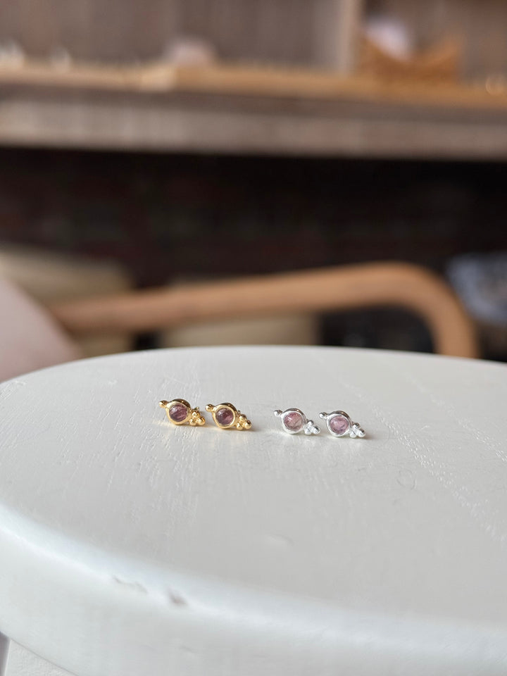 Heirloom Dainty Stud Tourmaline