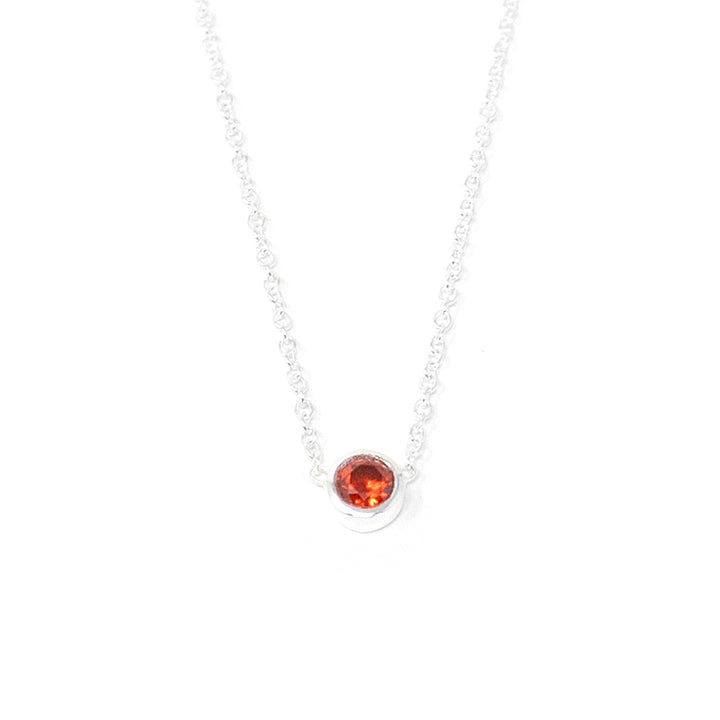 Birthstone Necklace July Ruby