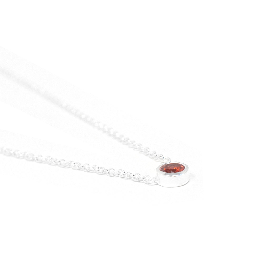 Birthstone Necklace July Ruby