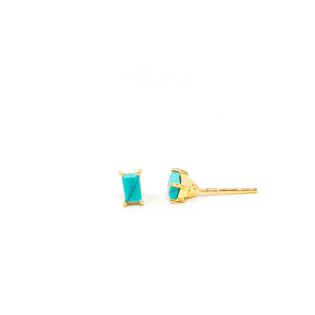 Birthstone Stud December Turquoise