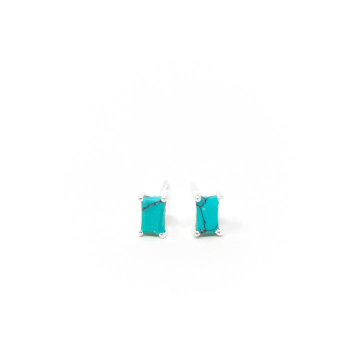 Birthstone Stud December Turquoise