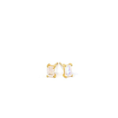 Birthstone Stud June Moonstone