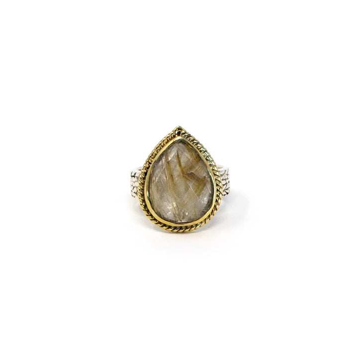 Boho Drop Large Rutilated Quartz