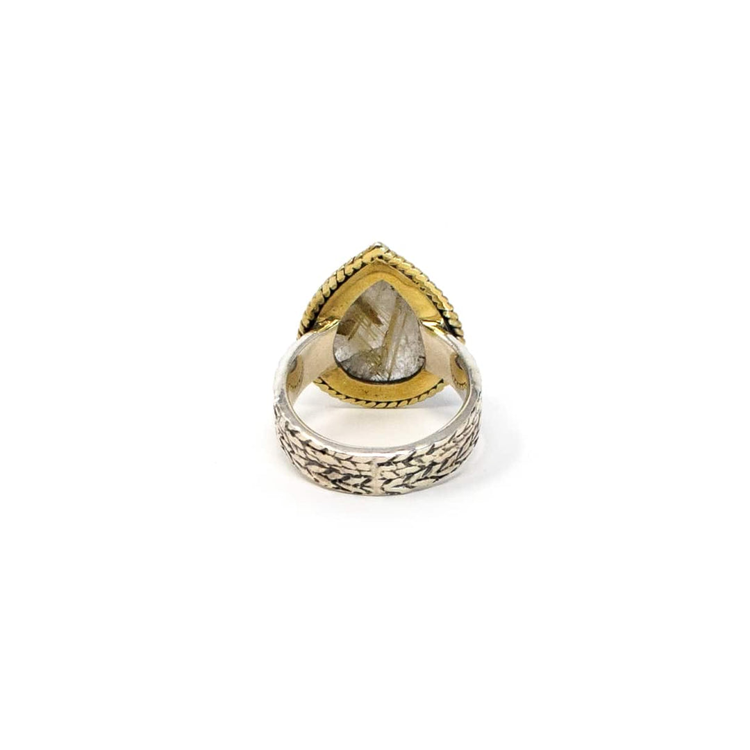 Boho Drop Large Rutilated Quartz