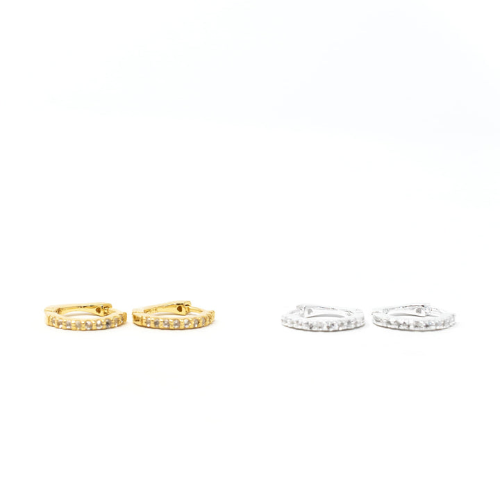 Dainty Pave Huggie