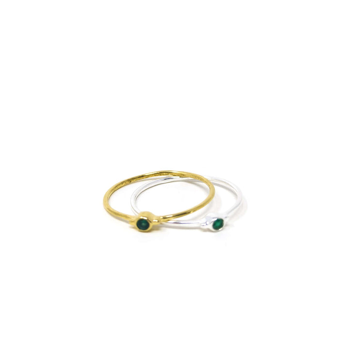 Elemental Dot Green Onyx