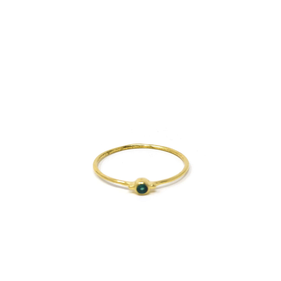 Elemental Dot Green Onyx