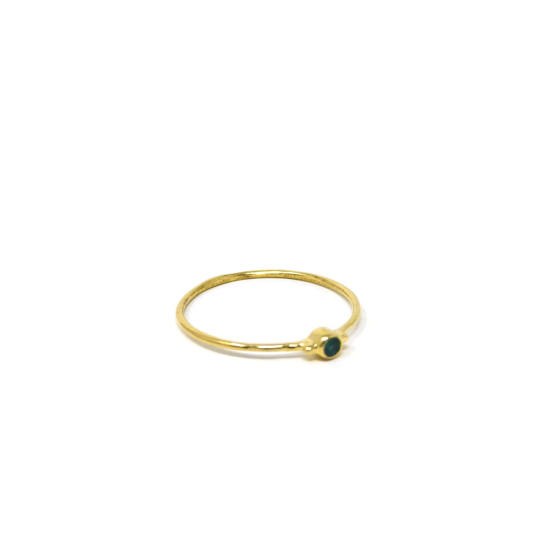 Elemental Dot Green Onyx