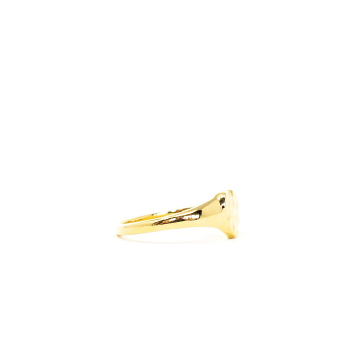 Hammered Heart Signet
