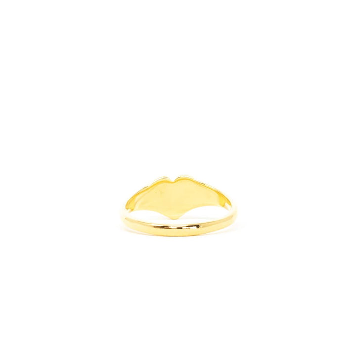 Hammered Heart Signet
