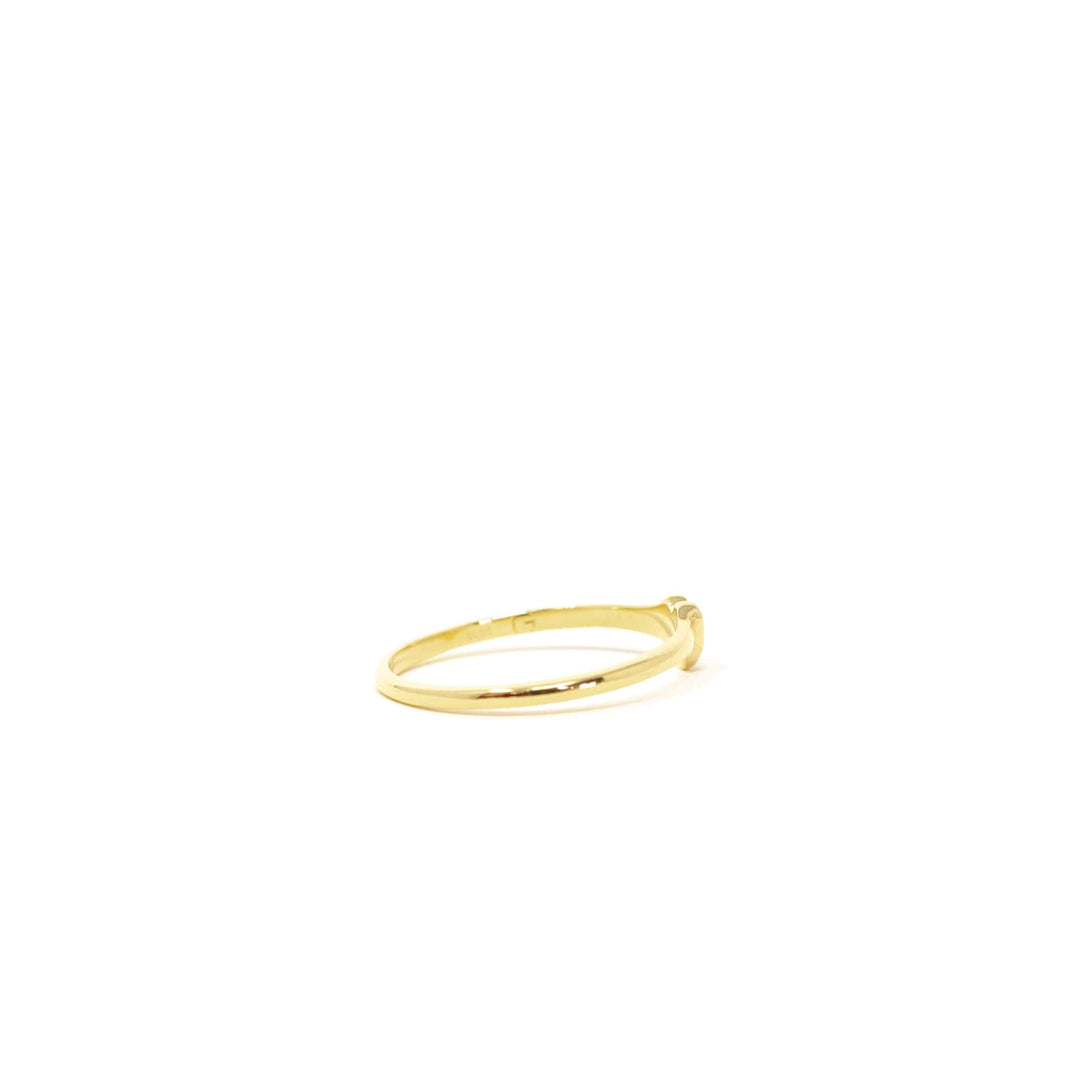 Hammered Heart Signet Mini