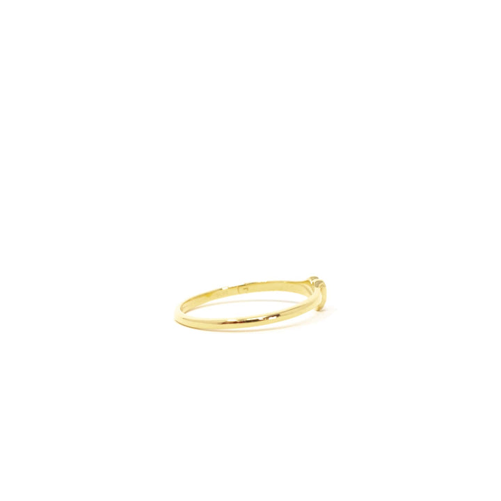 Hammered Heart Signet Mini