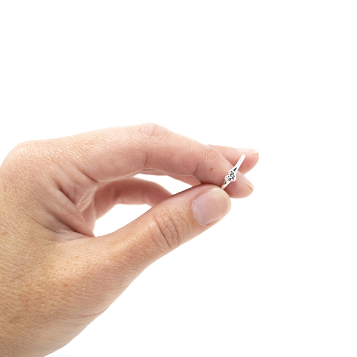 Hammered Heart Signet Mini