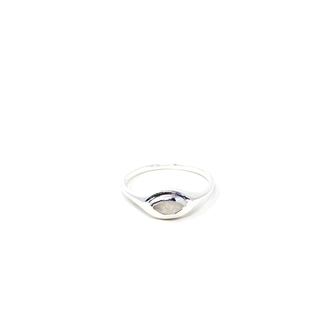 Marquise Signet Small Moonstone