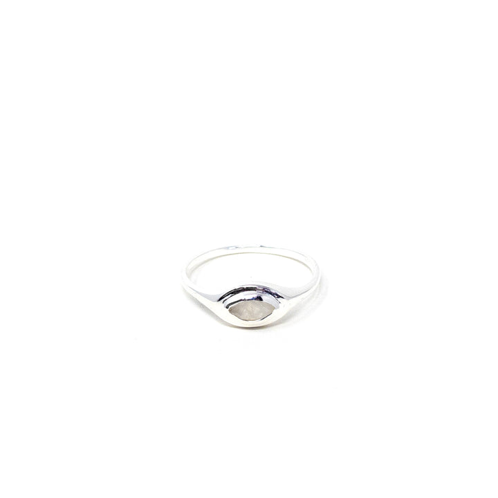 Marquise Signet Small Moonstone