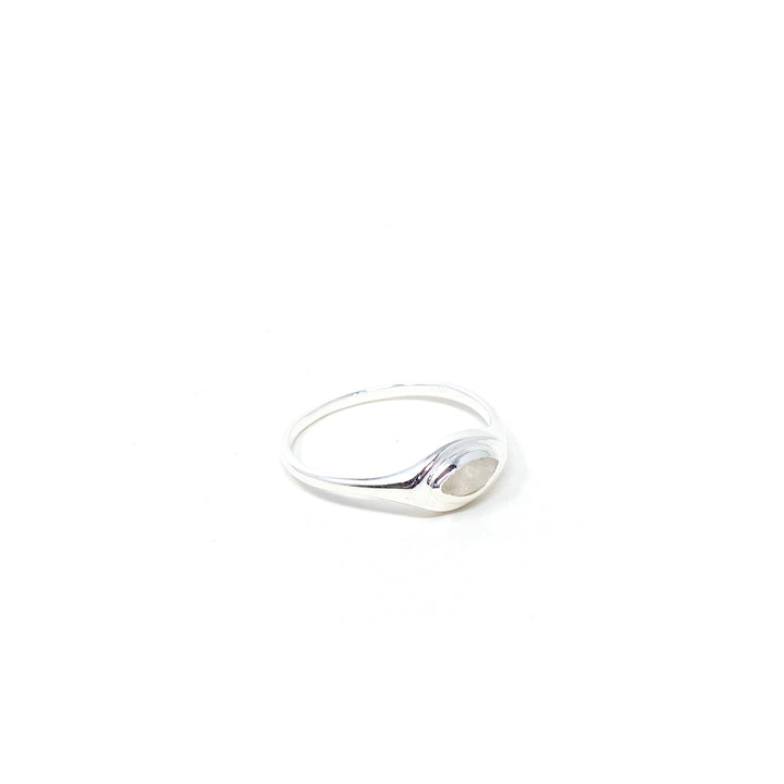 Marquise Signet Small Moonstone