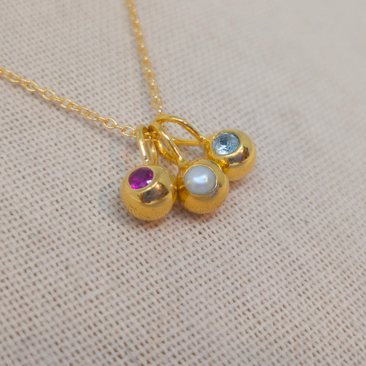 Birthstone Ball Pendant