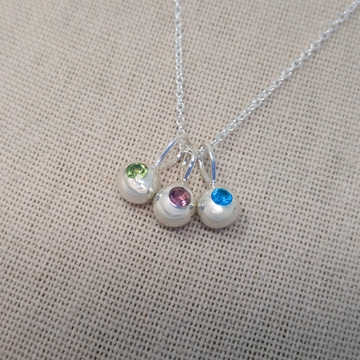 Birthstone Ball Pendant
