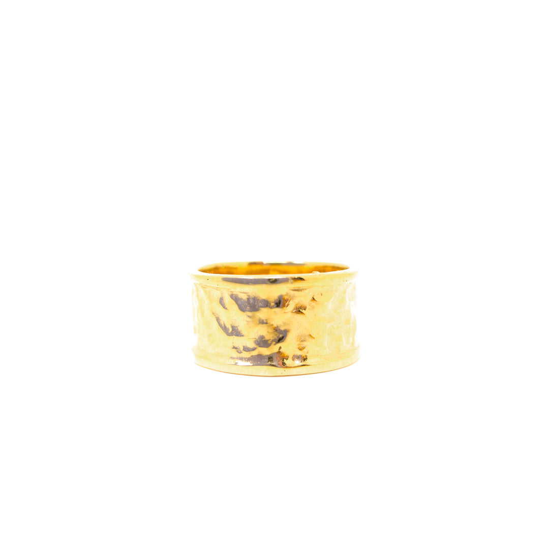 Statement Hammered Ring