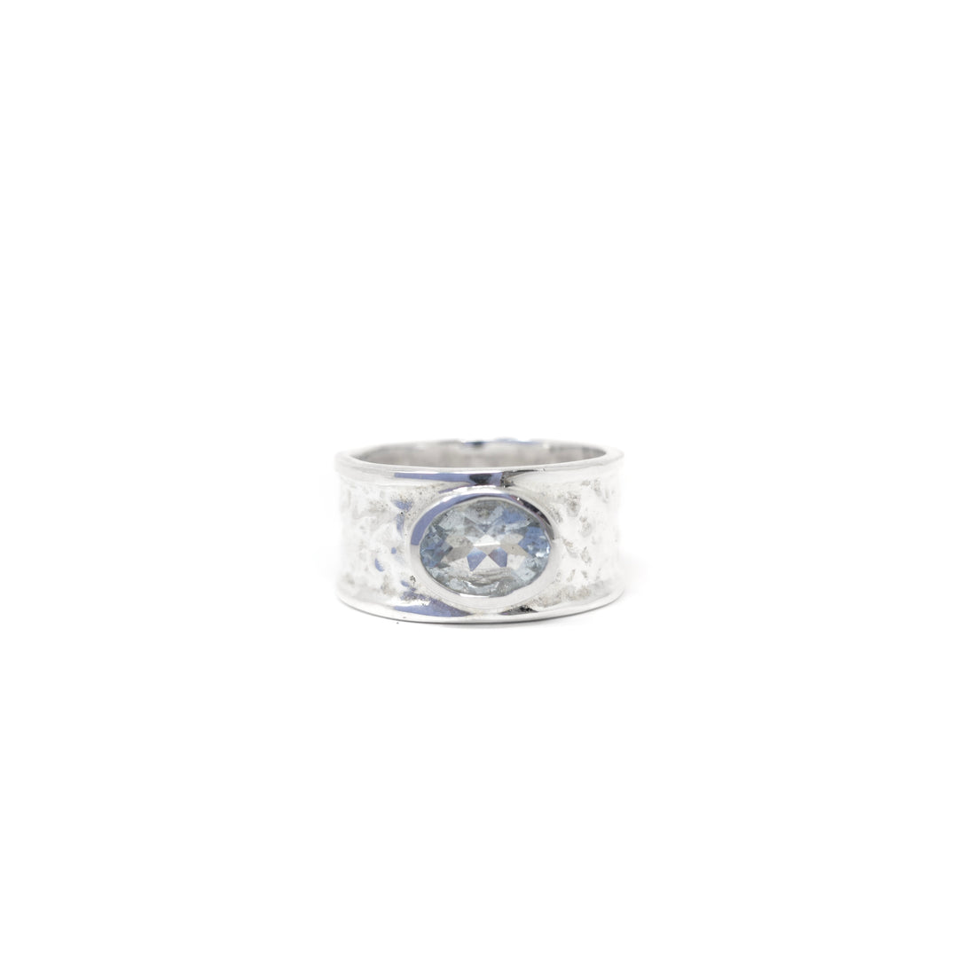 Statement Hammered Ring