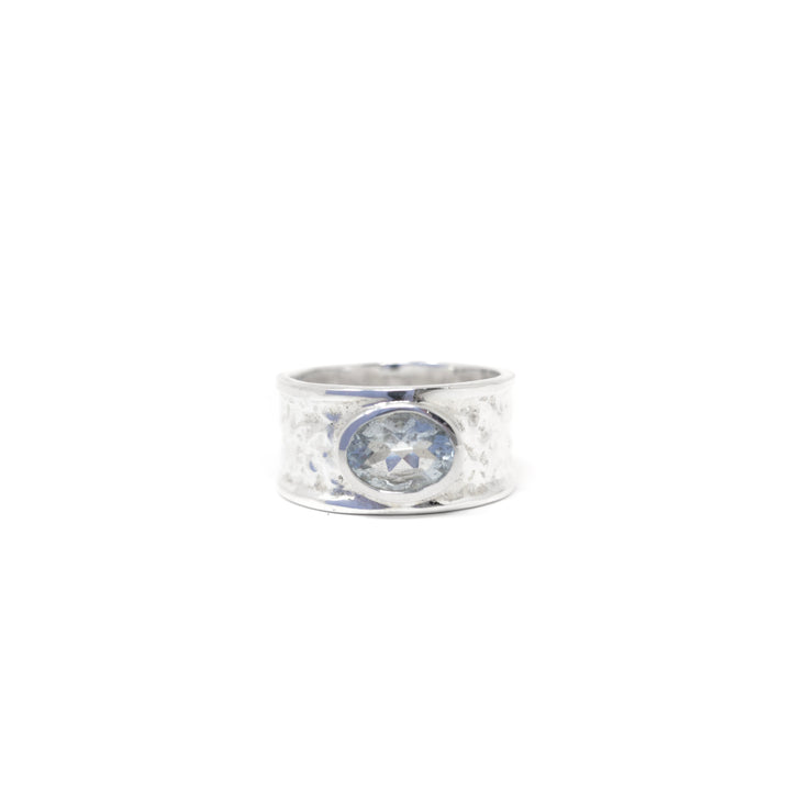 Statement Hammered Ring