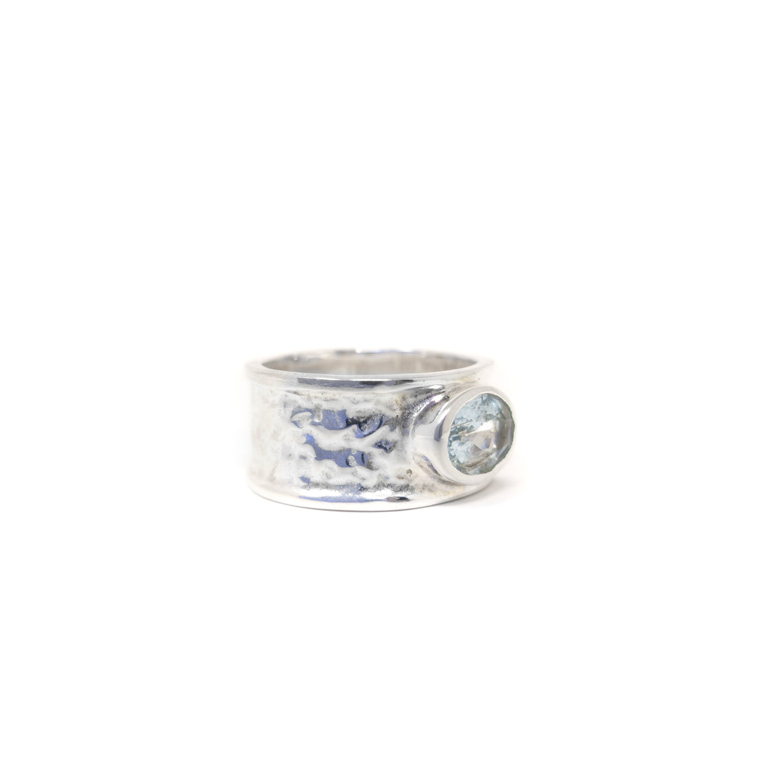 Statement Hammered Ring