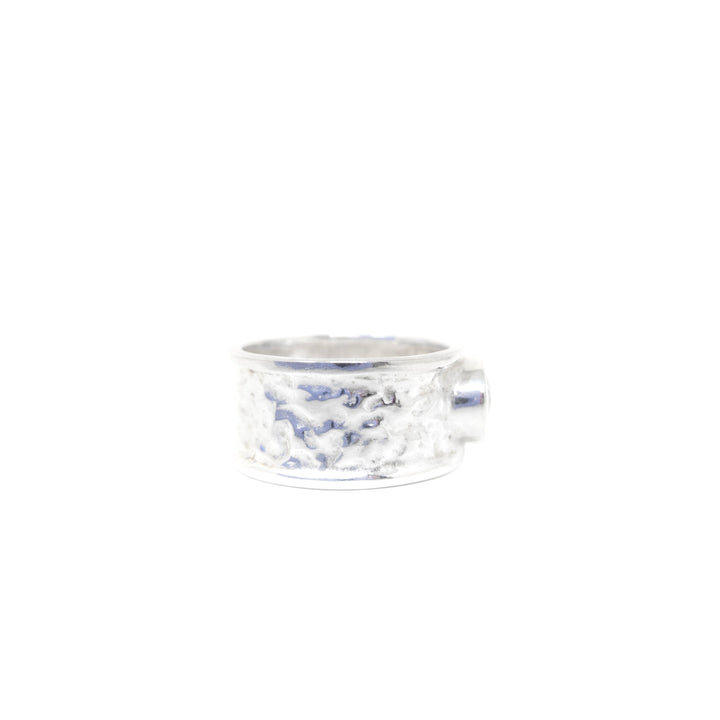 Statement Hammered Ring