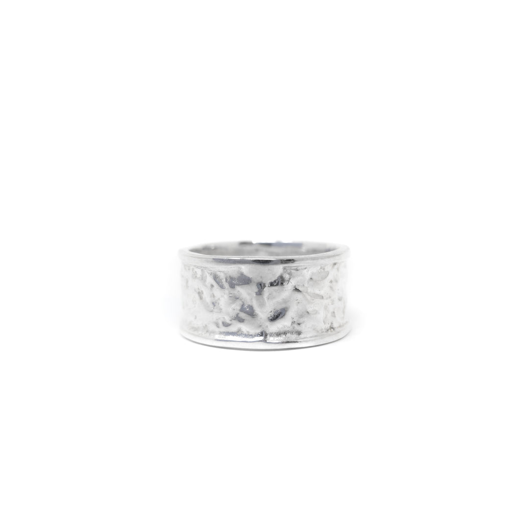 Statement Hammered Ring