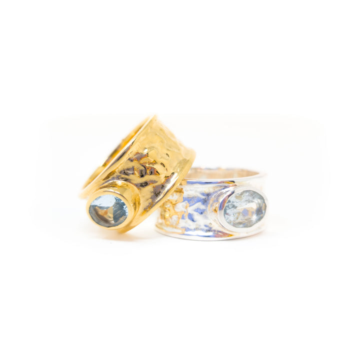 Statement Hammered Ring