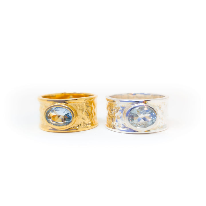 Statement Hammered Ring