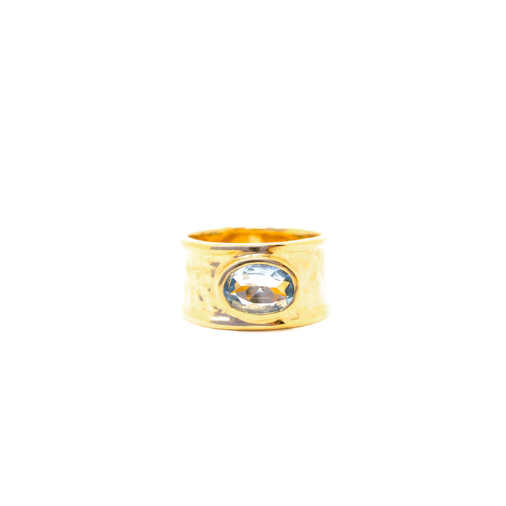 Statement Hammered Ring