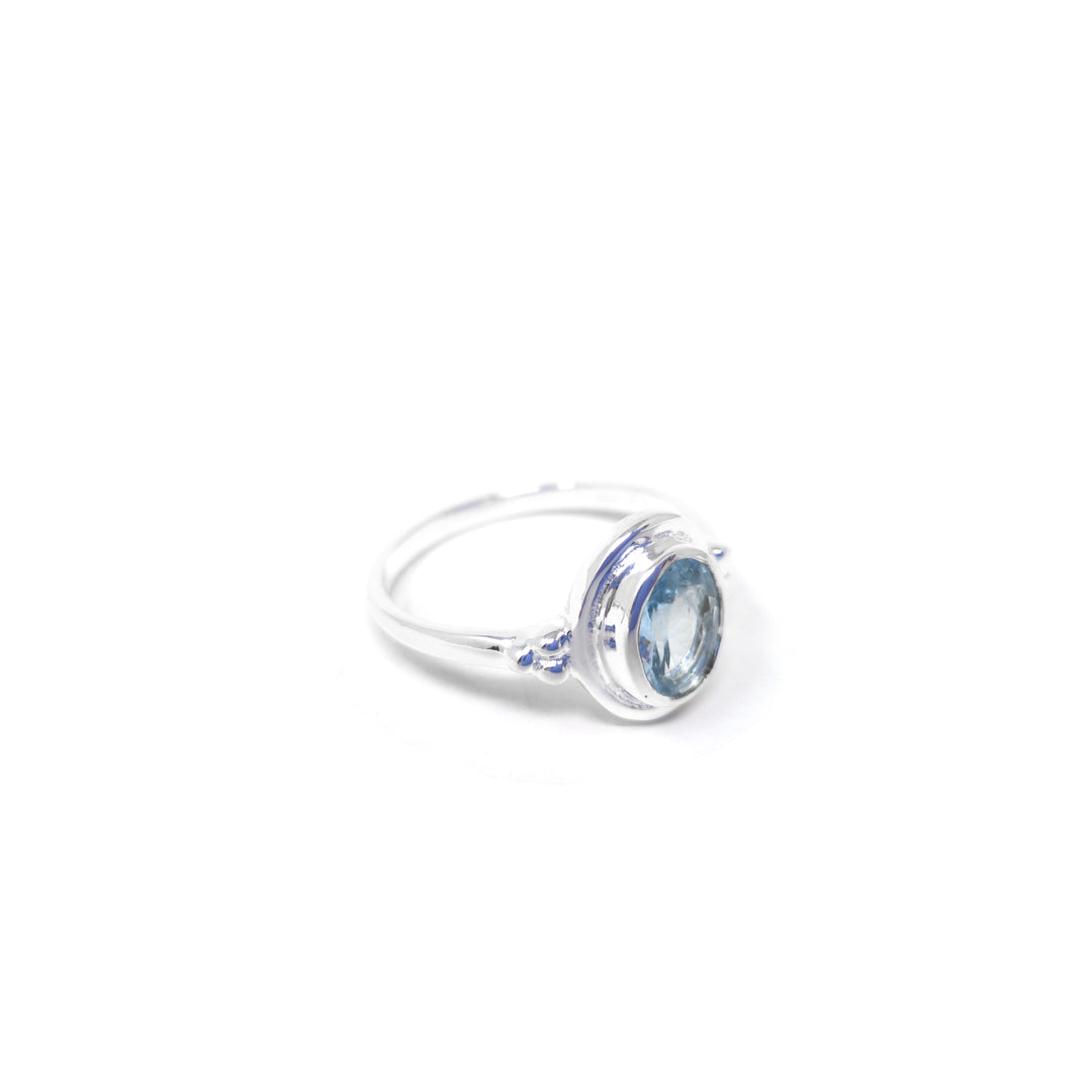 Heirloom Halo Aquamarine