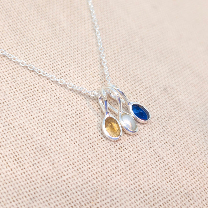 Birthstone Small Oval Pendant