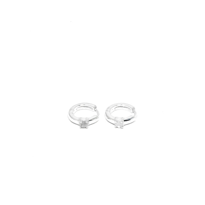 Dainty Huggie Moonstone