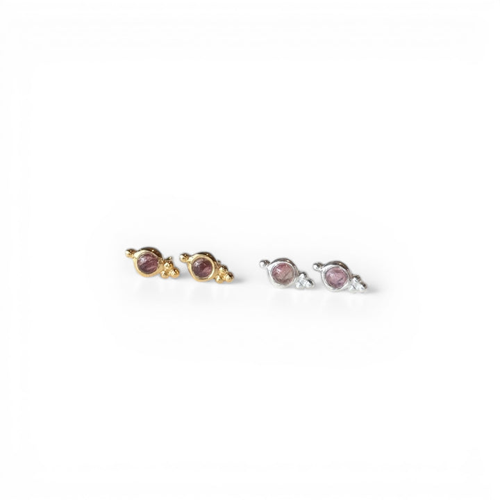 Heirloom Dainty Stud Tourmaline