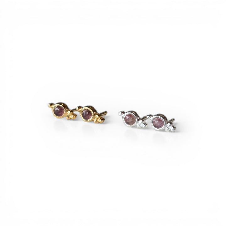Heirloom Dainty Stud Tourmaline