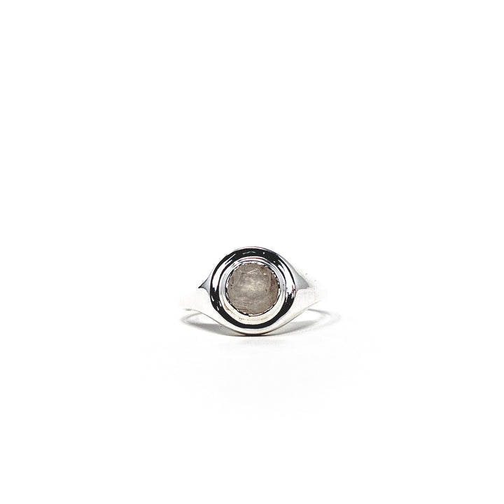 Round Signet Moonstone