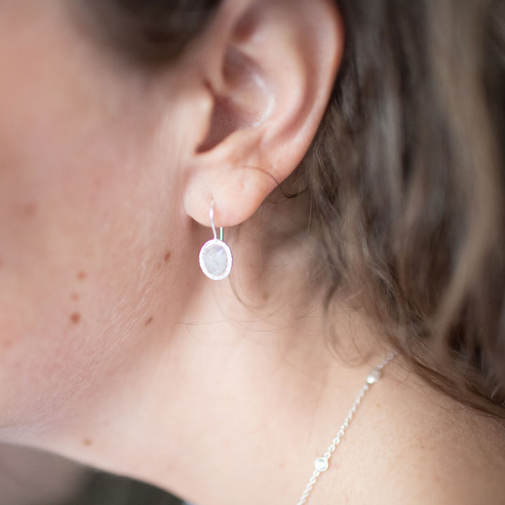 Oblong Dangle Moonstone
