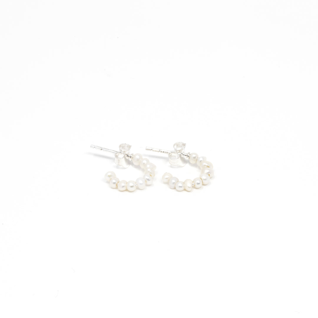 Multi Pearl Hoop 15mm
