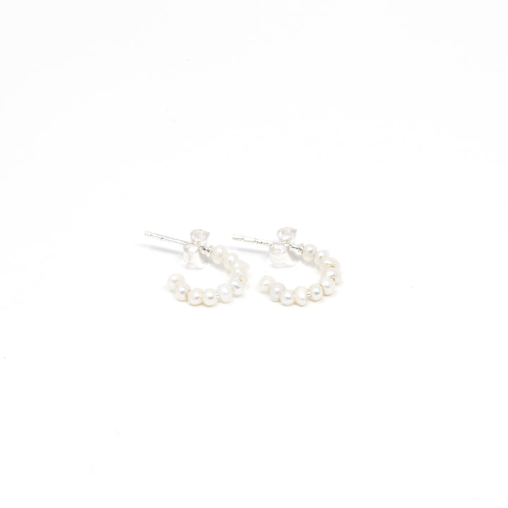 Multi Pearl Hoop 15mm
