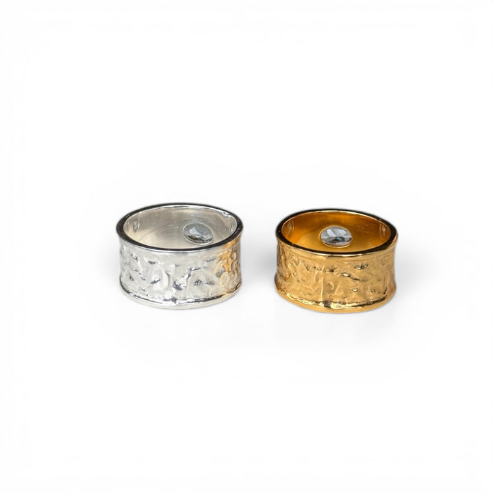 Statement Hammered Ring