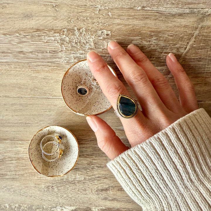 Boho Drop Large Labradorite