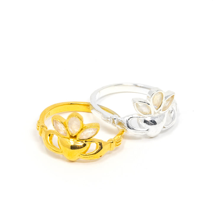 Claddagh Moonstone