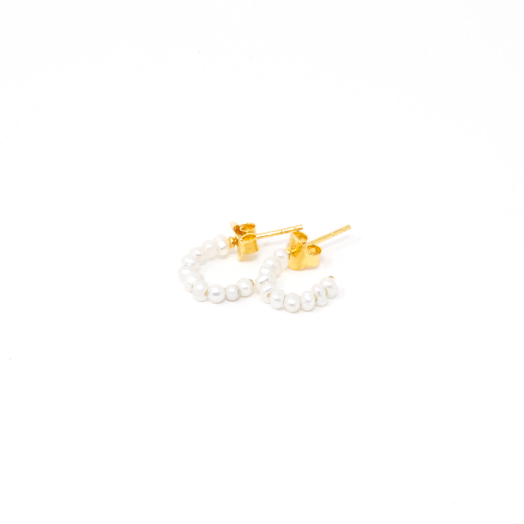 Multi Pearl Hoop 15mm