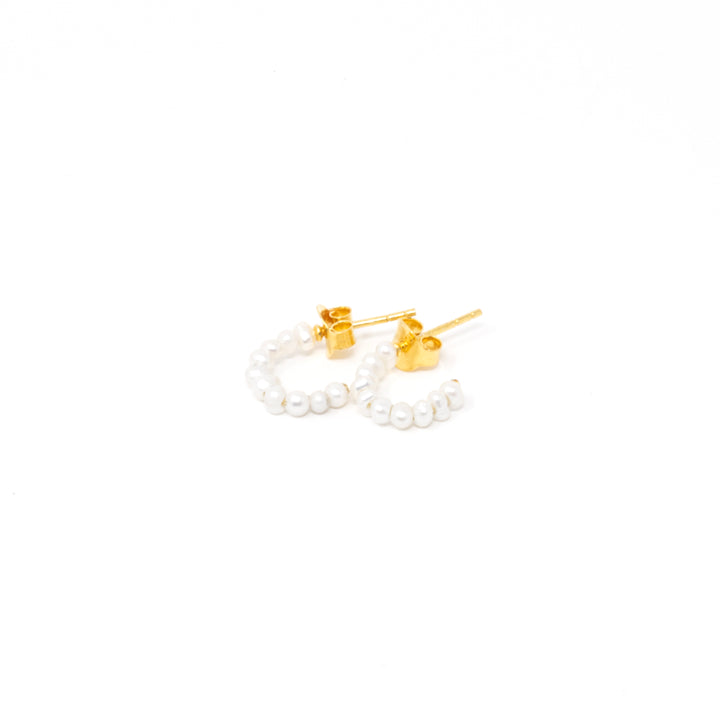 Multi Pearl Hoop 15mm